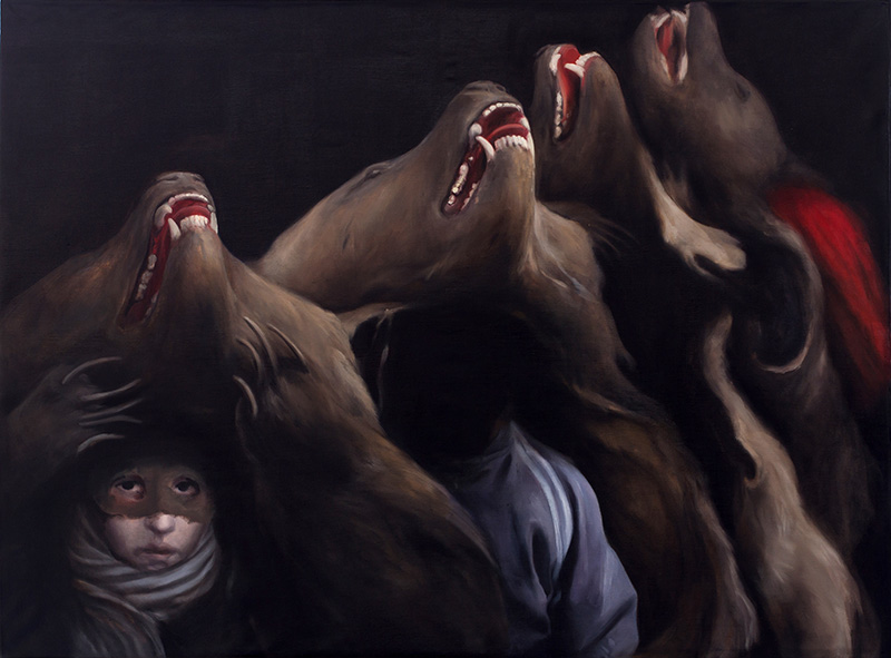Medvetáncosok | 80 X 100 cm | 2012